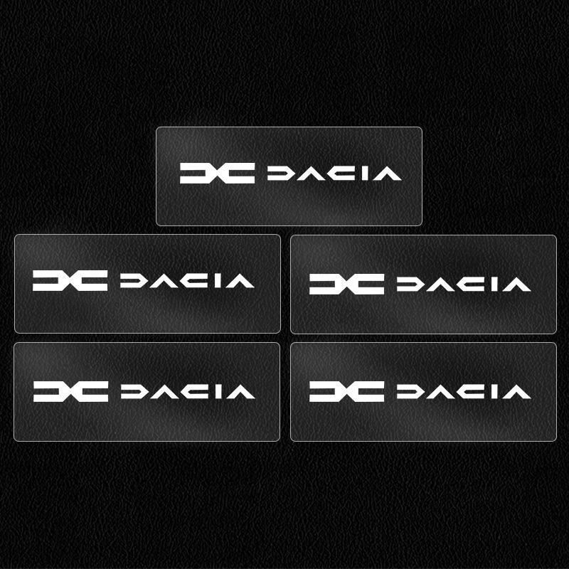 5/10pcs Car Interior Sticker Central Control Decals Emblem Styling For Dacia Duster Logan Sandero Stepway Dokker Mcv Largus 1300