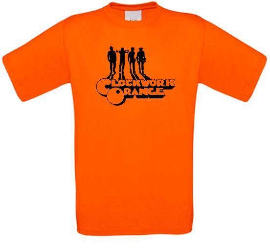 Camiseta De Película Kubrick De Los Droogs Naranja Nuevas Todas Las Tallas Unisex T-Shirt L