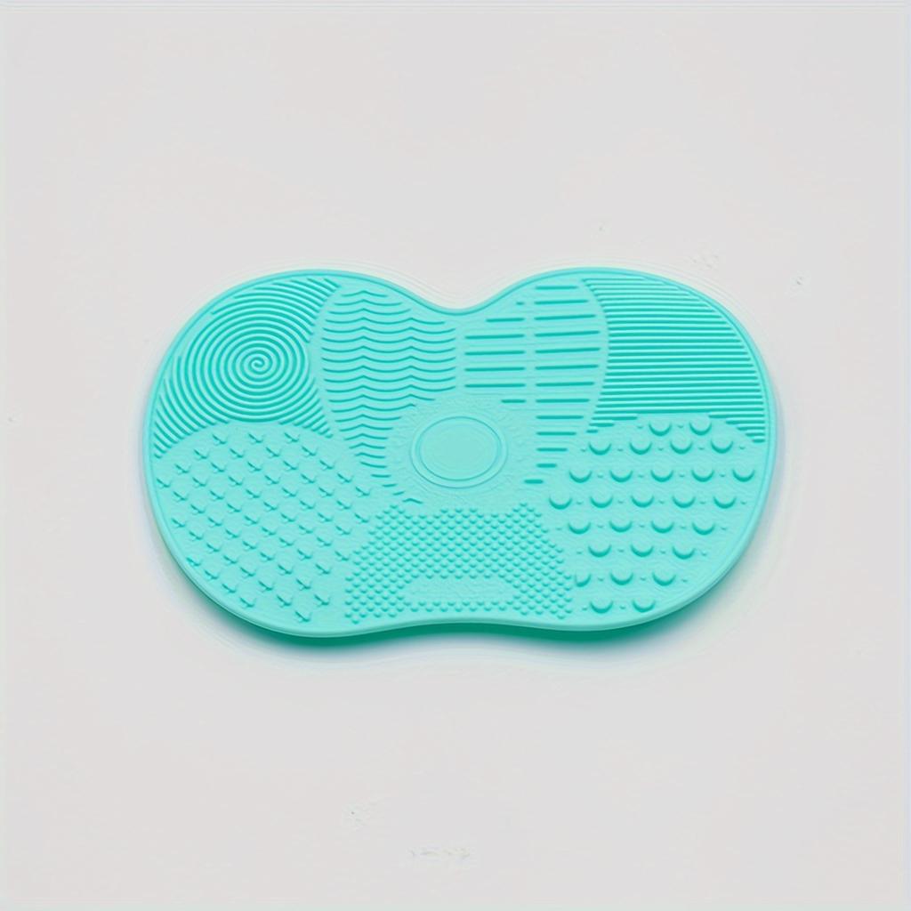 Multifunktionale Puderquasten-Reinigungsmatte mit Saugfuß Silikon-Bürstenpad Beauty Make-up Pinsel Reinigungs-Pad Werkzeug