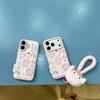 High-End Fluffy Pink Little Sheep Lanyard Case for iPhone 17/16 Pro Max
