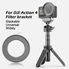 For DJI Osmo Action 4 Aluminum Alloy Silicone Filter Frame Lightweight And Filter Holder Sports Camera Protection