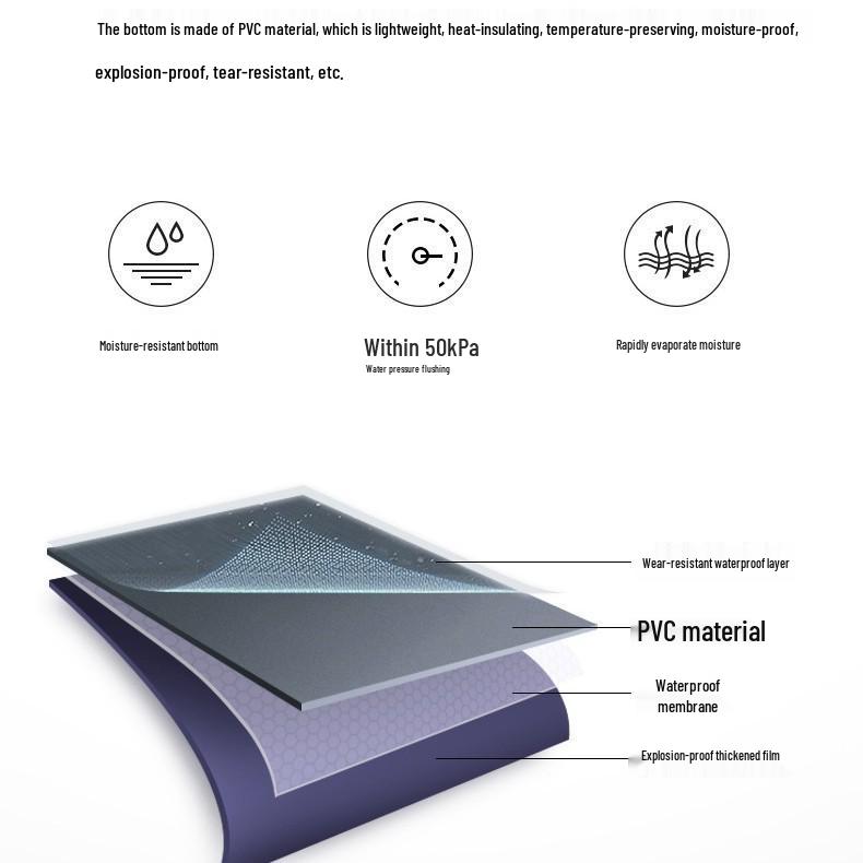 Shu Zeng Double Inflatable Mattress - Camping, Car, Home, Lunch Break Pad