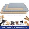 2Pcs Dog Training Pads Washable Waterproof Potty Mats Leak-Proof Reusable Travel Pads with Anti-Slip Bottom for Puppies Cats Rabbits