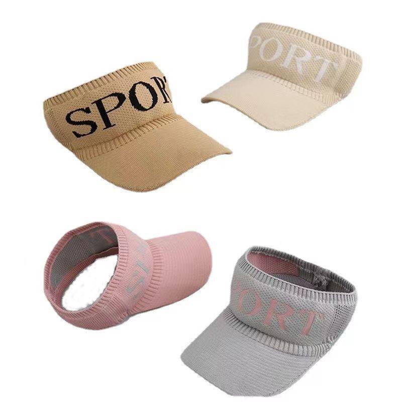 Women's Korean Style Summer Sun Visor - UV Protection Tennis Hat