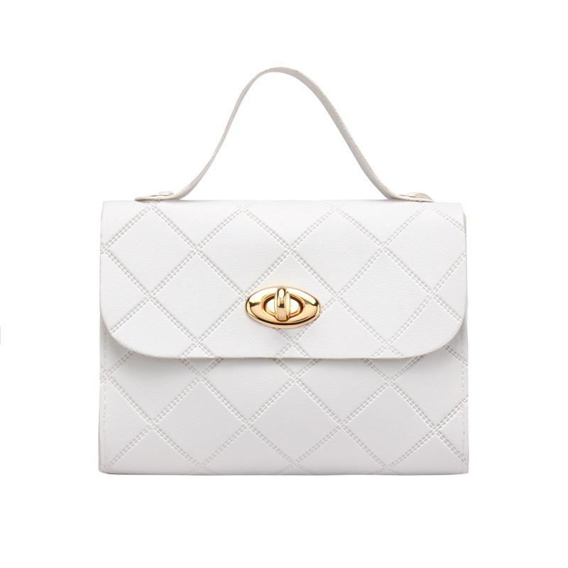 Rhombus Shoulder Women's Bag Women's Versatile Fashion Simple Messenger Portable Small Square Bag
