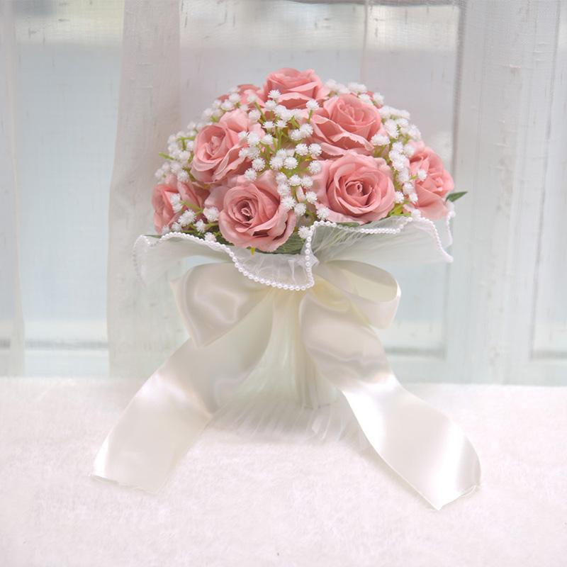 

1 pearl lace eternal rose flower photography prop for weddings multi-purpose artificial rose bouquet ribbon