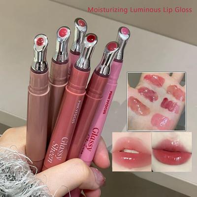 6 Colors High Gloss Moisturizing Lip Balm, Light Ice Transparent Texture, Hydrating And Moisturizing