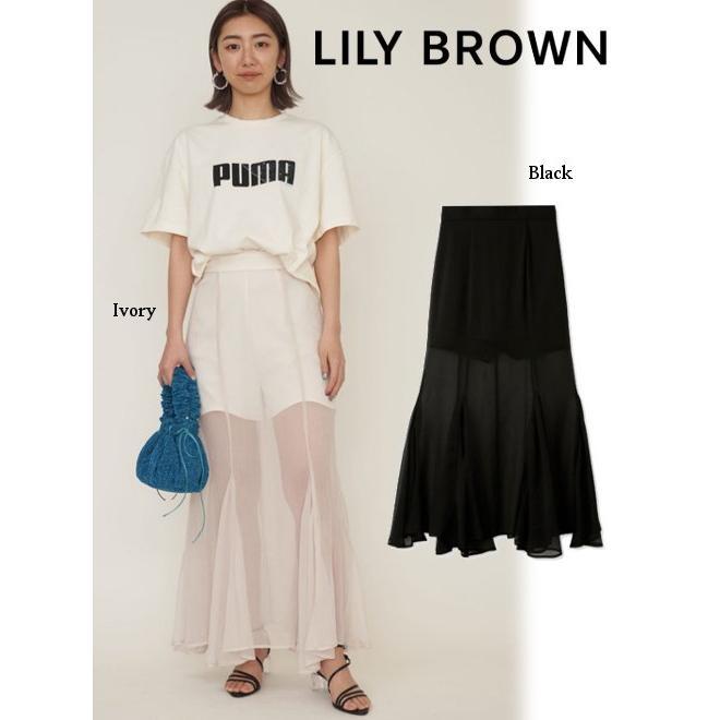 Summer Final Sale 20% OFF & 5x PT Lily Brown / Lily Brown Random Hem Sheer Skirt Shorts 23 Spring/Summer. LWFP234011
