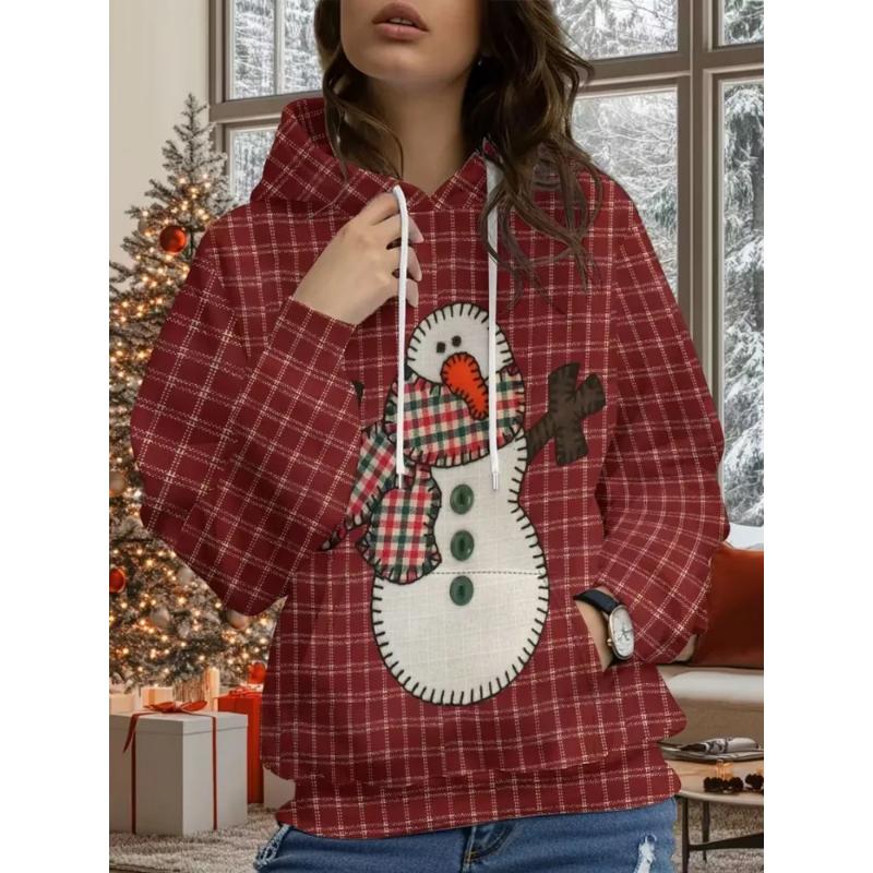 Fashion Women's Hooded Sweater 3D Casual Color Printing Casual Long Sleeve Sweater