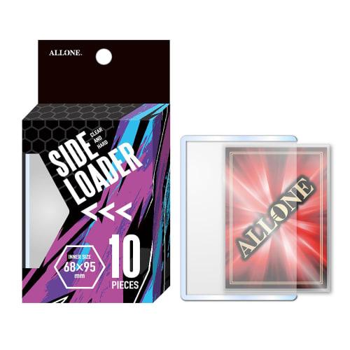 Allone Side Loader, 10-Sheet Clear 70 X 100mm, Bend-Resistant Card Sleeves, Protects and Stores Trading Cards and Pokemon Cards from Scratches and Dir