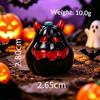 Halloween Miniature Figurine Bone Skull Coffin House Chair Halloween Mini Resin Cartoon Scary Ghost Statue Party Ornaments
