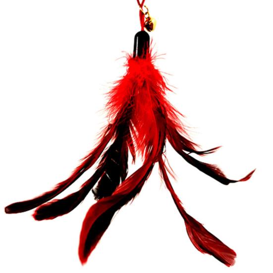 Kätzchenspielzeug, einfach zu installieren, nicht leicht zu zerbrechen, harmloser Kätzchen-Teaser, Glockenfederkopf für Haustiere