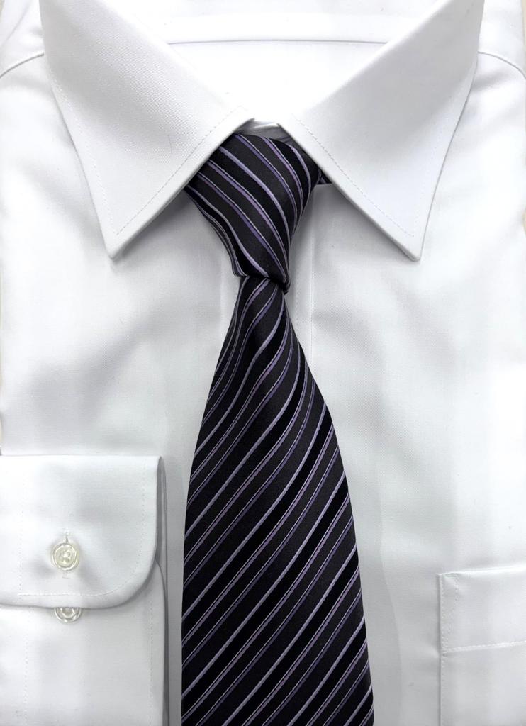 [Hiroko Koshino Homme] Necktie, Geometric Pattern, 003254-20000-2902, 04 Gray Base, FREE