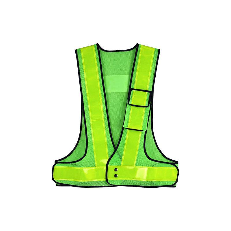 Large Breathable Reflective Safety Vest for Construction, Traffic, and Cycling