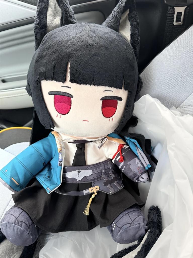 New 40cm Zenless Zone Zero Game Anime Plush Doll Hoshimi Miyabi Cartoon Doll Soft Stuffed Kawaii Room Decor Cute Gift
