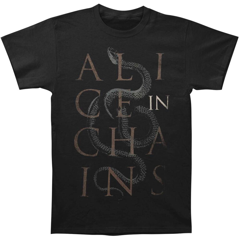 

Черная футболка унисекс Alice In Chains Snakes