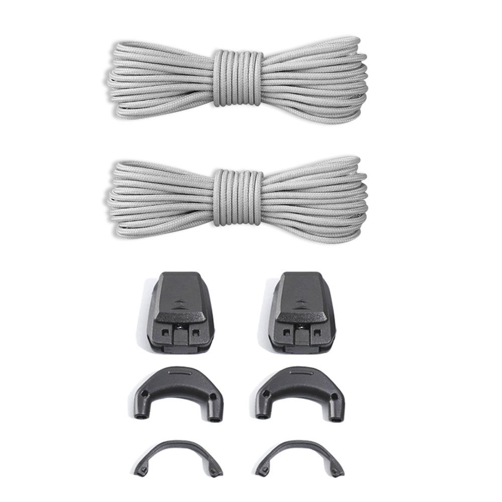 

1Pair Fashion Without Ties Quick Lace Kit Round Tennis Creative Lazy Shoe Laces No Tie Shoelaces for Salomon Shoe Accessories