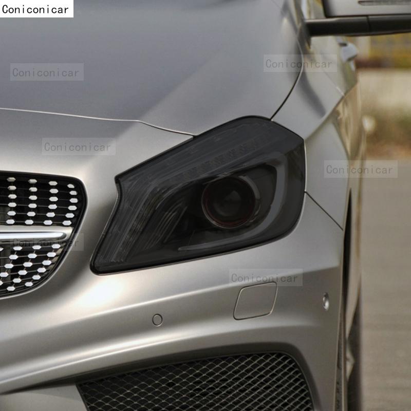 Car Headlight Tint Anti-Scratch Protective Front Lamp Film TPU Stickers For Mercedes Benz A Class W176 2013-2018 Accessories