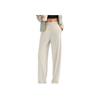 Anta Training Series Solid Color Mid-Rise Breathable Versatile Loose Sports Long Pants Women Bottoms Black 162527318-3