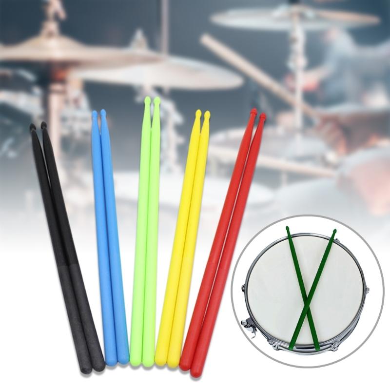 1 Pair Classical Nylon Plastic Drum Stick for Kids Adults 5B Drumsticks Set