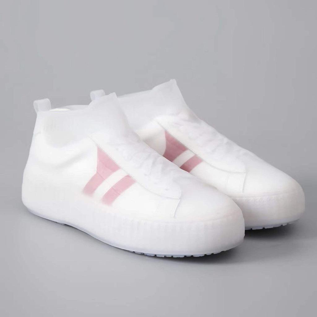 Unisex Wasserdichte Rutschfeste Silikon-Regenstiefelüberzieher - Schneefest, Verdickt, Verschleißfest, Mittelhoch.