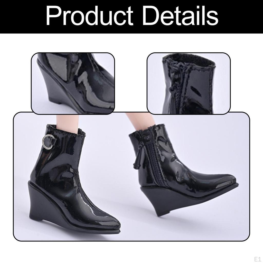 1/6 Action Figure Shoes Doll Costume Accessories Hollow Boots Mini Miniature Model for 12 Inch
