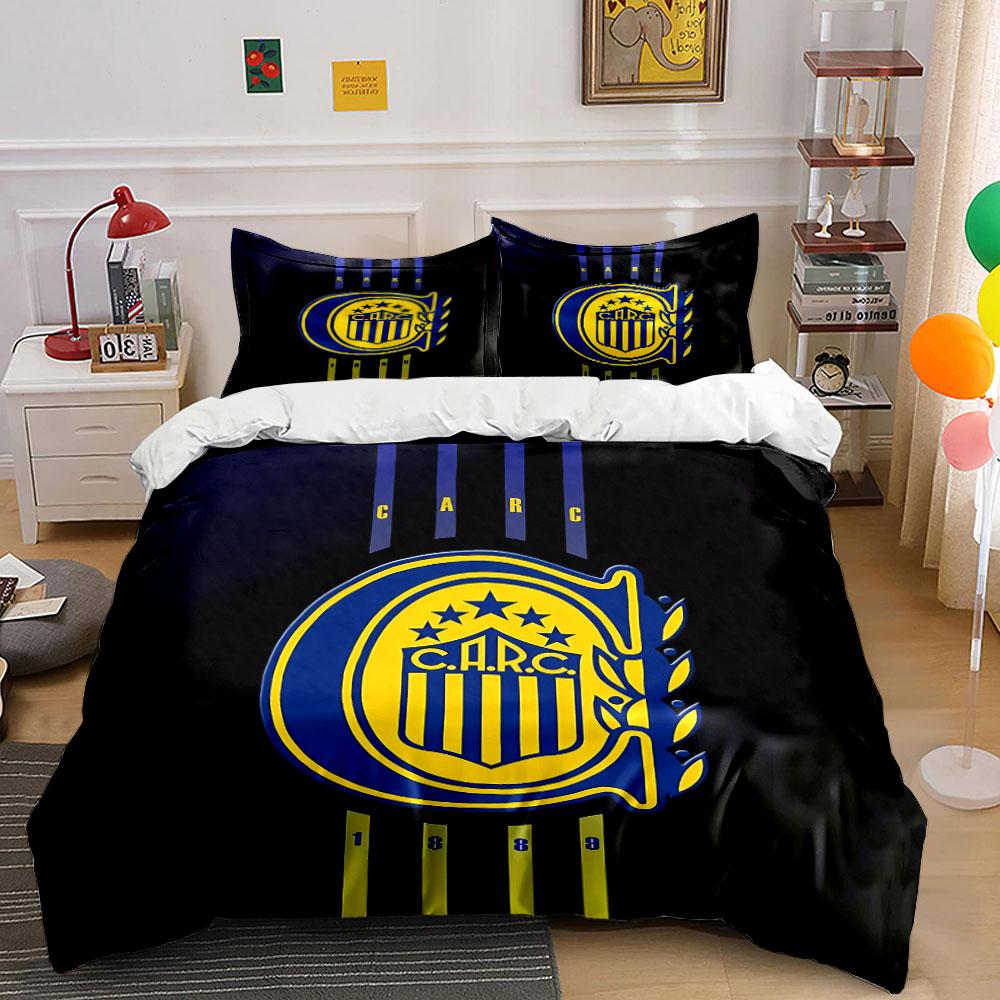 "Blue Gold Shield Bedding Set" Bedding Duvet Cover Set Duvet Cover Pillowcases  (1 * Duvet Cover 2 * Pillowcases, without duvet insert)