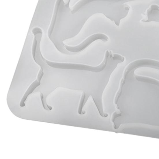 Epoxy Resin Mold Cartoon Three-dimensional Non-sticky Reusable Easy Demoulding Decorative Gift 3D Cat Brooch Silicone Mould DIY Craft Making