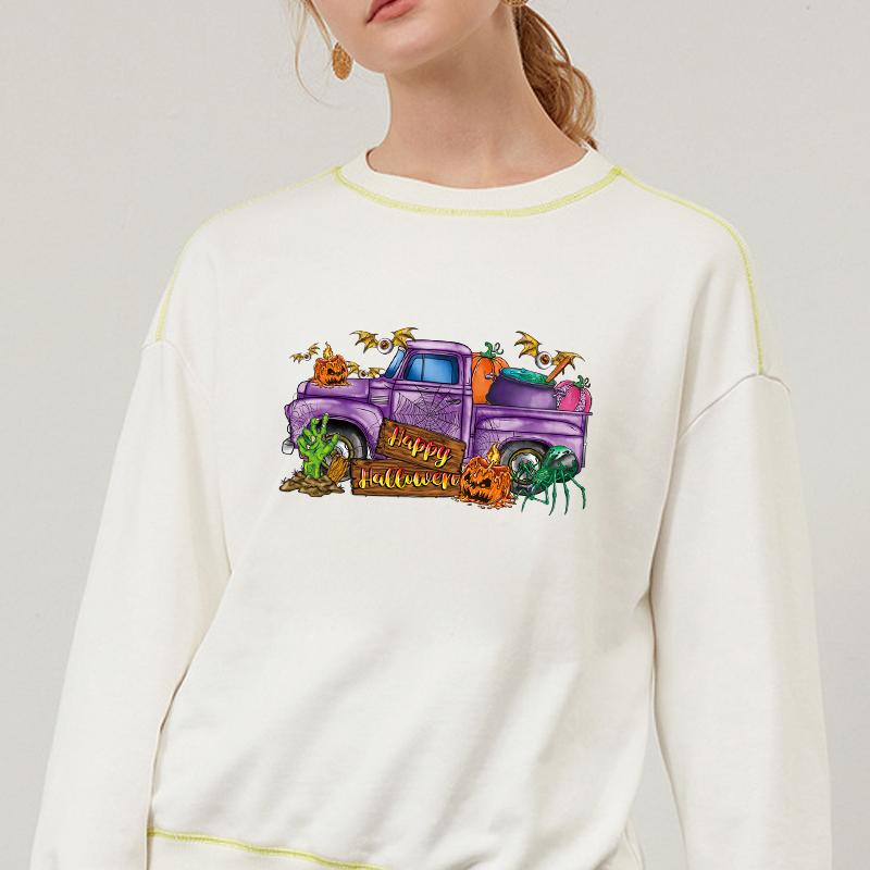 Wärmeempfindliche Klebstofftransfermittel für Halloween-Autos, T-Shirts, die leicht zu bedrucken sind, selbstklebende Etiketten für Kleidung