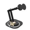 Universal Metal Monitor Stand with VESA Adapter, 17mm Ball Head, Vertical Rotation, Telescopic Function for Convenient Screen Setup
