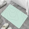 Toilet Door Non-slip Mat Absorbent Stone Bath Mat Entryway Rugs Bathroom Rugs Floor Mat Quick Drying Diatomite Stone Shower Mat