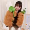 30/40/55cm Lustige Capybara Plüschtierpuppe Hält Lotusblatt Capybara Weiche Textur Plüschtier Heimdekoration Geburtstagsgeschenk Perfekt Für Jungen Und Mädchen