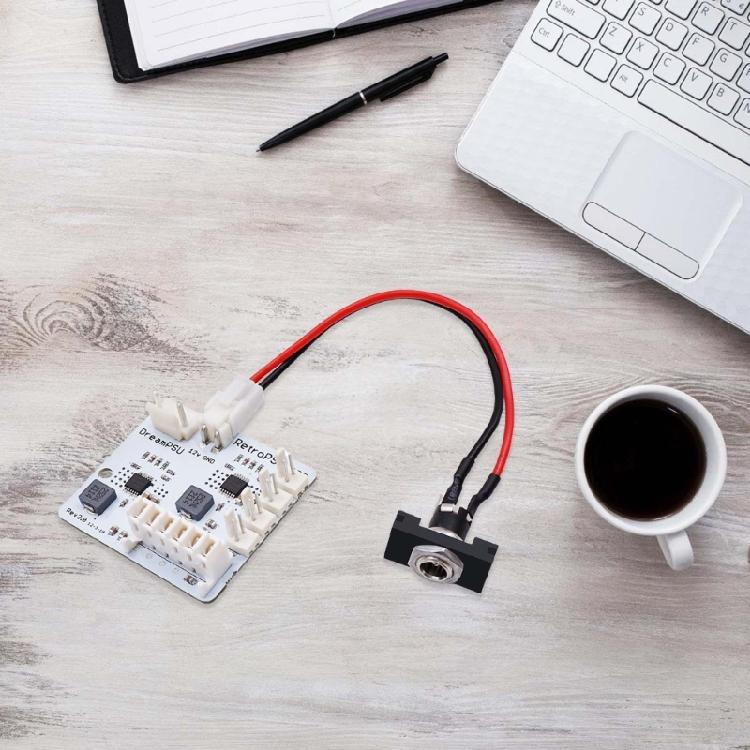 Efficient Power Module Power Supply Board for Dream Cast Consoles, Simple Setups Heat Reduction Power Boards Replacement