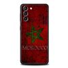 Morocco Flag Passport Phone Case For Samsung Galaxy S24 S23 S22 S20 Ultra S21 FE 5G S10 S9 Plus S10E S8 Note 20 Soft Black Cover