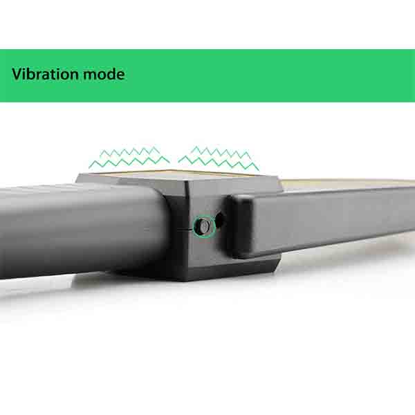 Handmetalldetektor für Sicherheitszwecke mit Audio- und Vibrationsalarm
