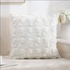 New 3D Cushion Cover Plush Jacquard Quilted Sofa Bedroom Pillow Headboard Cushion