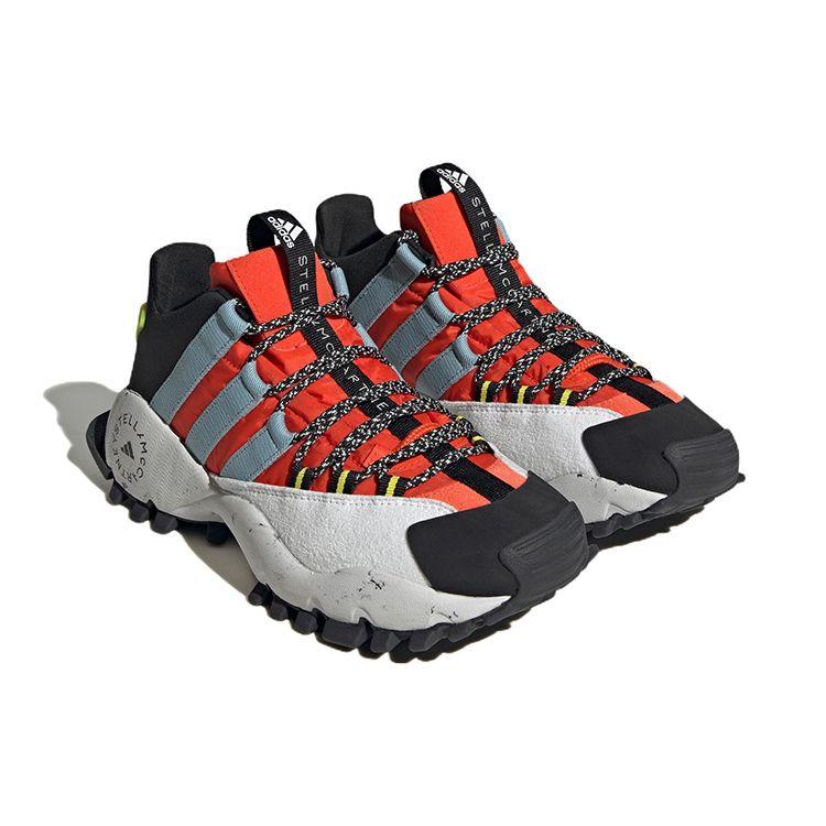 Adidas Stella McCartney Seeulater Durable Slip-Resistant Lightweight Low-Top Outdoor Functional Shoes Unisex Shoes Orange Black Blue HP3179
