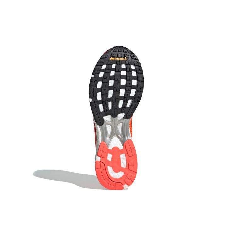 Adidas Adizero Series Lace-Up Flat Round Toe Mesh Non-Slip Shock Absorbing Low-Top Running Shoes Women sneaker Black Orange EF1459
