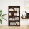 VidaXL Bookcase Brown Oak 80x24x143 Cm Engineered Wood, Bookshelf, Book Holder, Book Support, Cabinet 857850