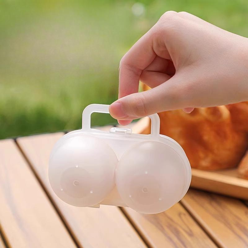 Egg Storage Magic Tool: Protective Box Egg Storage Box Egg Tray Shockproof and Shatter-proof Lid-covered Porting Box
