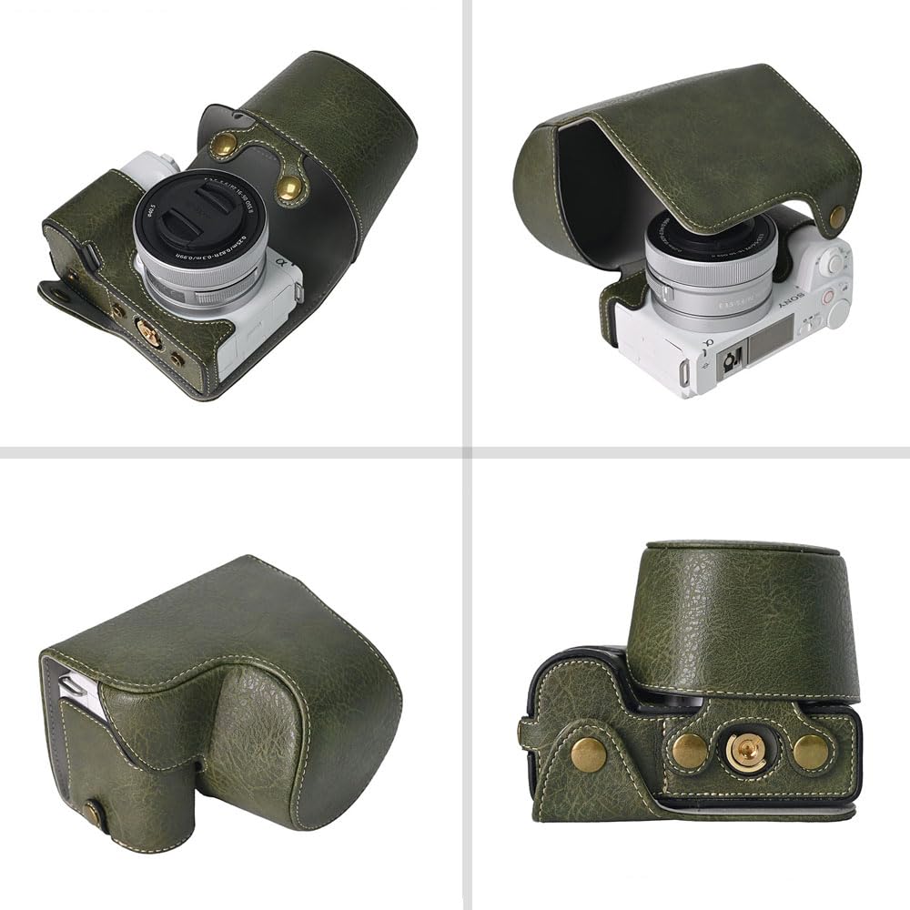 SIUTATDSH PU Leather Camera Case for Sony ZV E10 Mark and M2 Includes a Liner Case and Camera Shockproof and Portable ZV-E10II, 2, Cameras, Holder,