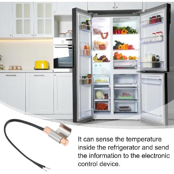 Eagles W10316760 Refrigerator Thermistor Sensor Kit, 2 Pack Compatible with Whirlpool KitchenAid Evaporator Thermistor Replacement Part - Replaces#