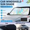 For BYD Song PLUS Foldable Front Windshield Sun Shade UV Reflective Sun Protection Cover Car Interior Accessories