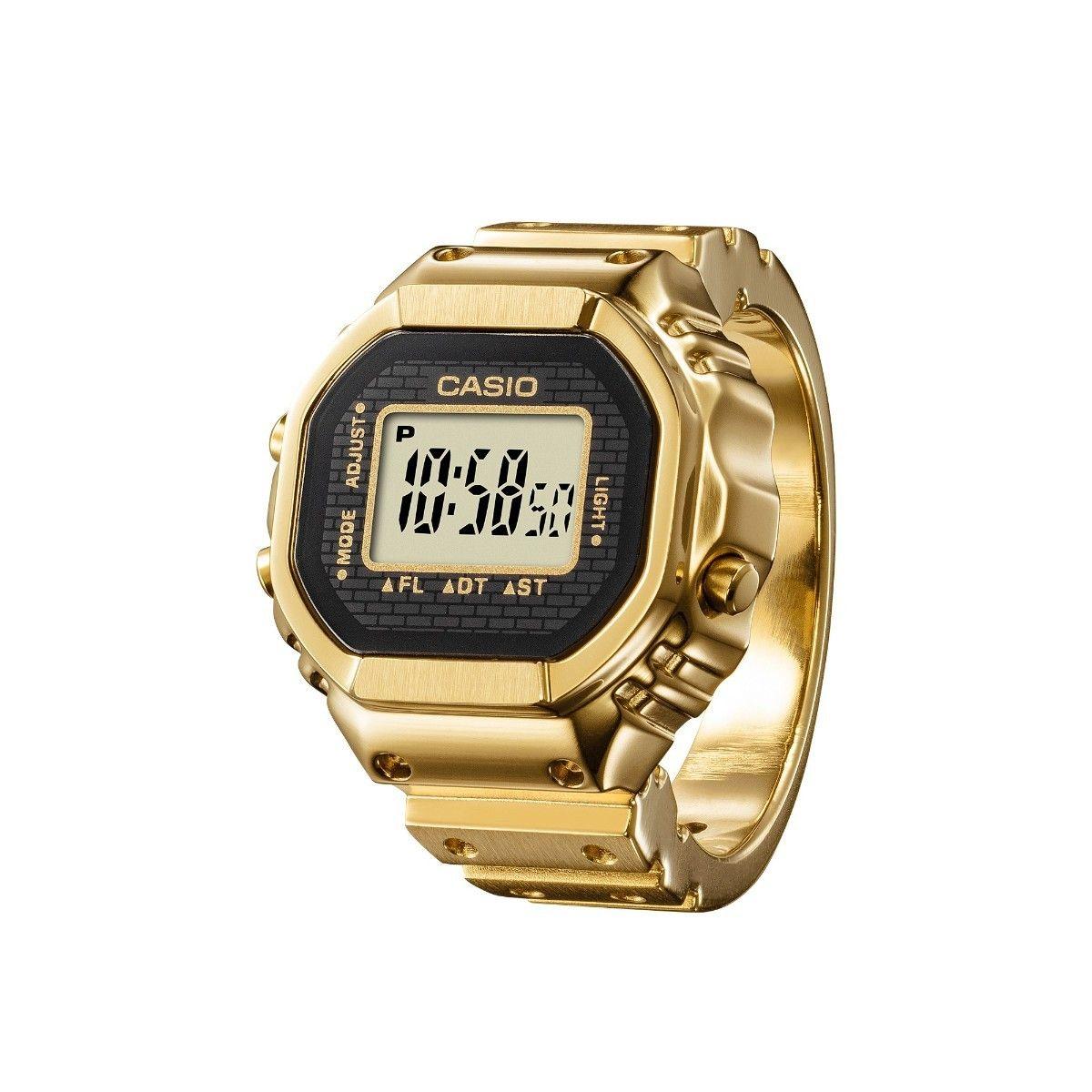 Used New CRW-001G-9JR Casio watch ring ring type watch with tag ring watch