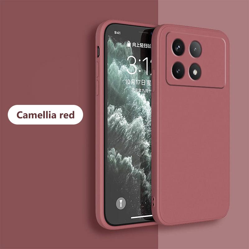 Pentru Poco X6 X 6 Pro Pocox6 Pro Carcasă pătrată din silicon lichid moale pentru Xiaomi Poco X6 X 6 Pro Pocox6 Pro 5G Carcasă de telefon