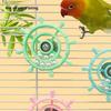 Safe Rotate Wheel Bird Toy for Parrots Offering Fun Exercise and Simple Screw Mounting for Easy Installation