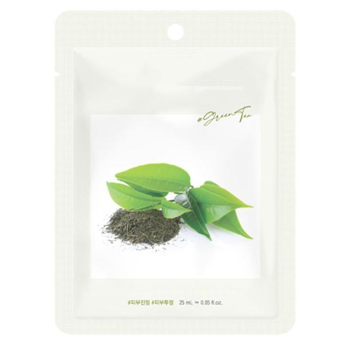 [JHL491T4_55] Transparent Green Tea Moisturizing Essence Mask Pack (10 Sheets) (33578633)