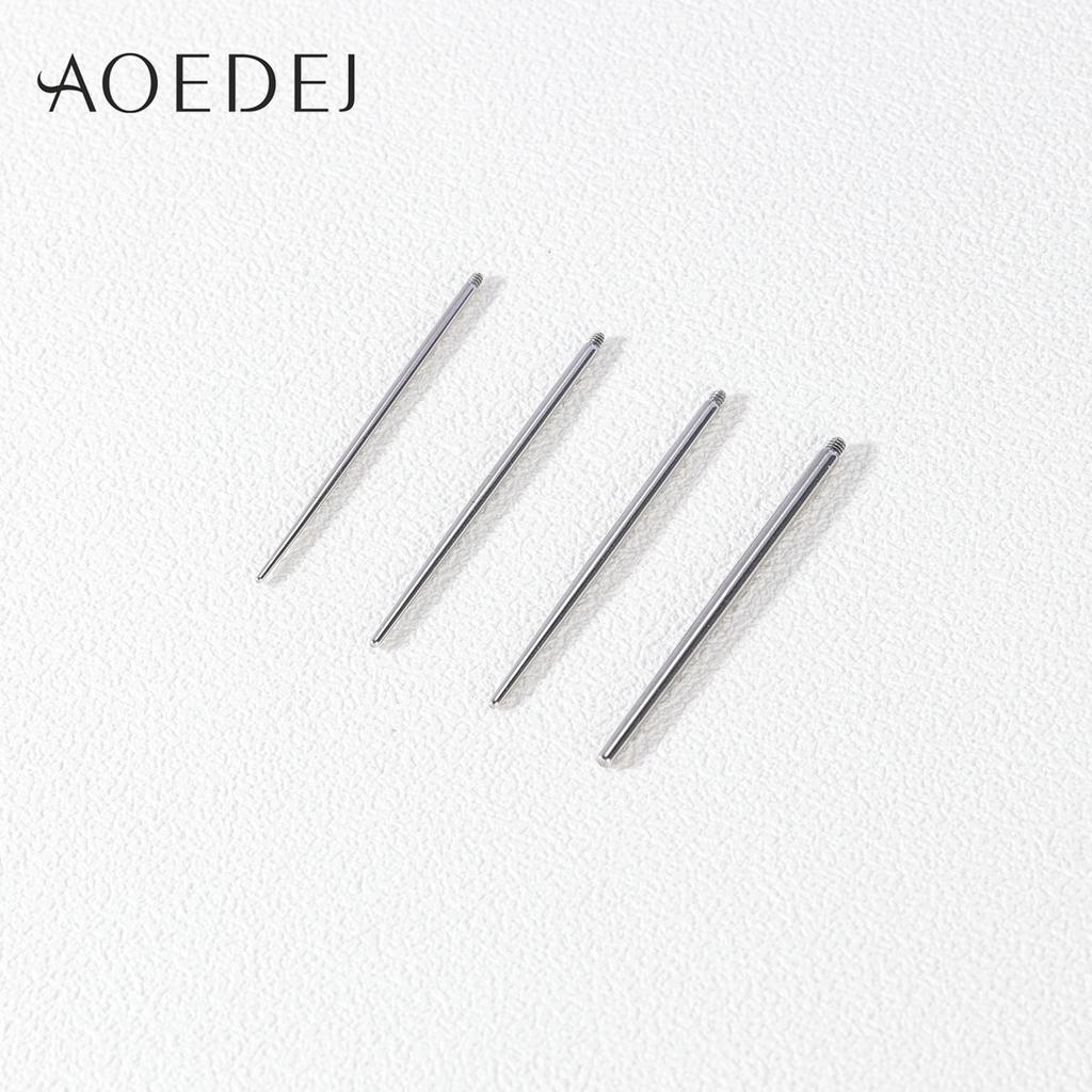AOEDEJ 1 Stück G23 Titan Piercing-Kit Interne Gewinde Gebogener Konus Einführstift Werkzeug Für Tragus Helix Lippe Nase Piercing Schmuck