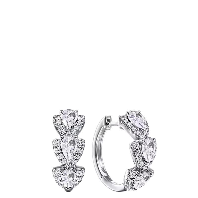 Orecchini Decorativi a Goccia d'Acqua da Donna, Orecchini Eleganti e Minimalisti, Accessori Raffinati e Regali per Banchetti e Feste