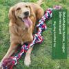 Durable Five-Knot Cotton Rope Chew Toy for Large Dogs
